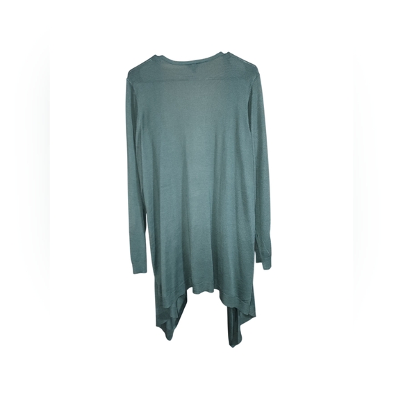 TORRID Cardigan  Tissue Weight Drape Open Front Cardi Size 24 Dark Forest Green - Picture 7 of 11